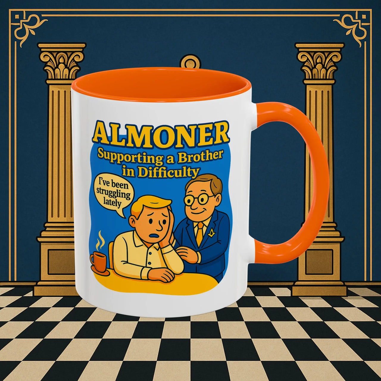 Masonic Mugs - Almoner's Assist - Almoner Printify