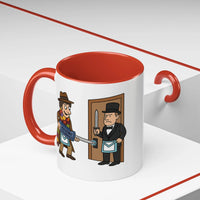 Masonic Mugs – Master of Improvisation (Accent Coloured 11oz Mug) Printify