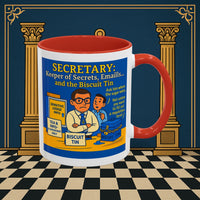 Masonic Mugs - Bureaucratic Biscuit Bouncer - Secretary Printify
