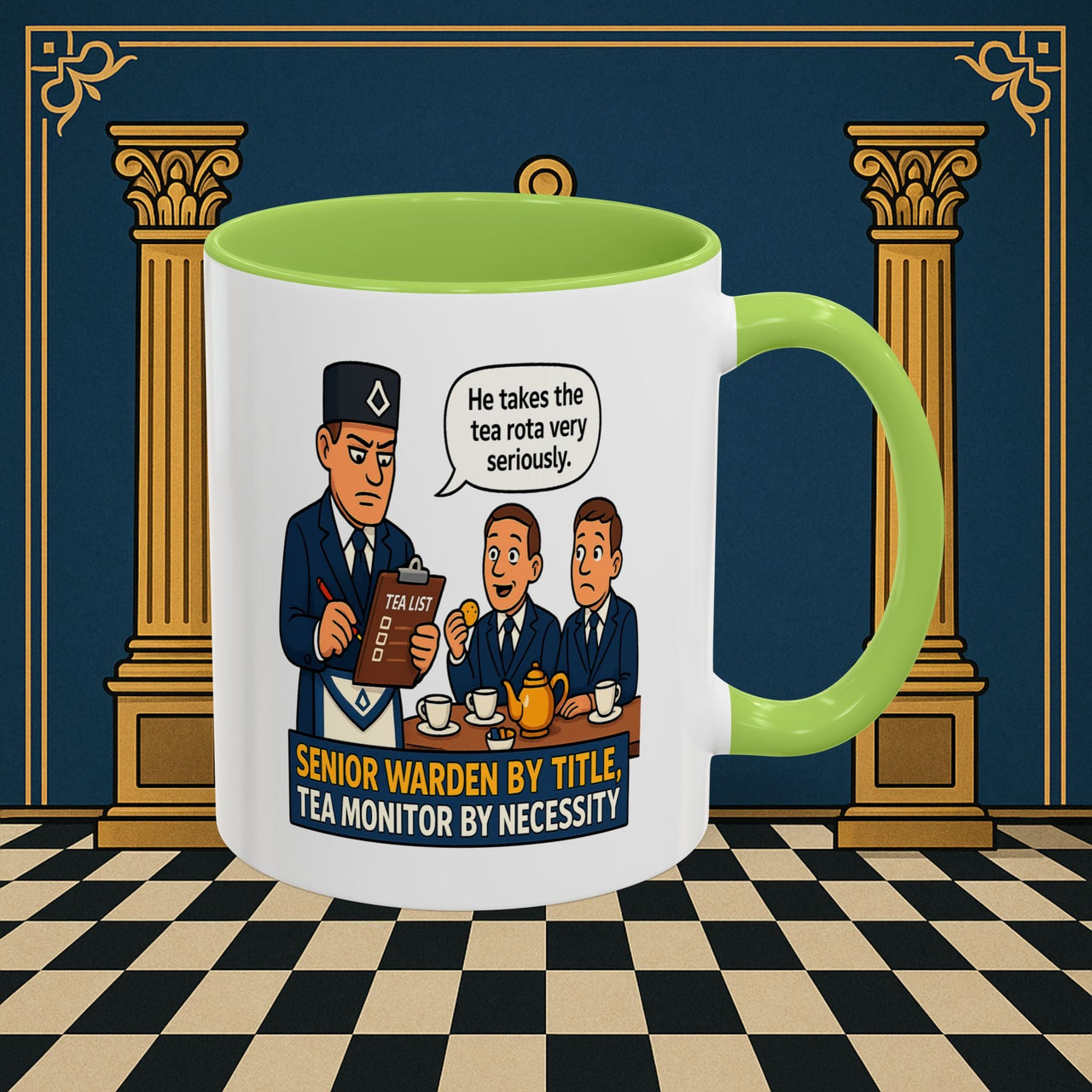 Masonic Mugs - Tea Rota Titans - Senior Warden Printify