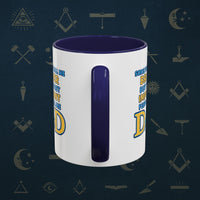 Masonic Mugs Ready to Go – Brother and Dad (Accent Coloured 11oz Mug) Printify