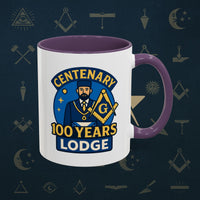 Masonic Mugs - Centennial Brotherhood - 100 years lodge anniversary Printify