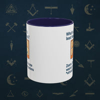 Masonic Mugs Ready to Go – Least Favourite App (Accent Coloured 11oz Mug) Printify