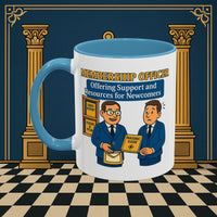 Masonic Mugs - Welcoming New Brothers - Membership Secretary Printify