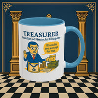 Masonic Mugs - Treasurer's Tally - Treasurer Printify