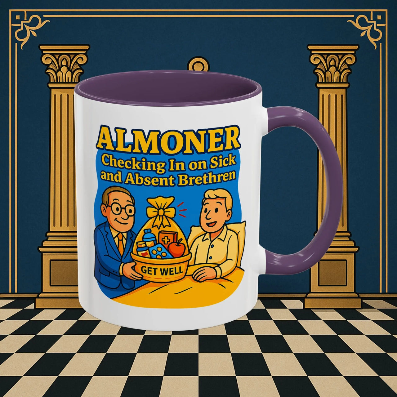 Masonic Mugs - Caring Compassion - Almoner Printify