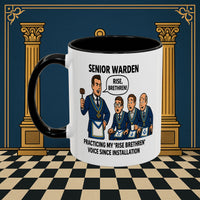 Masonic Mugs - Lodge Leadership - Senior Warden Printify