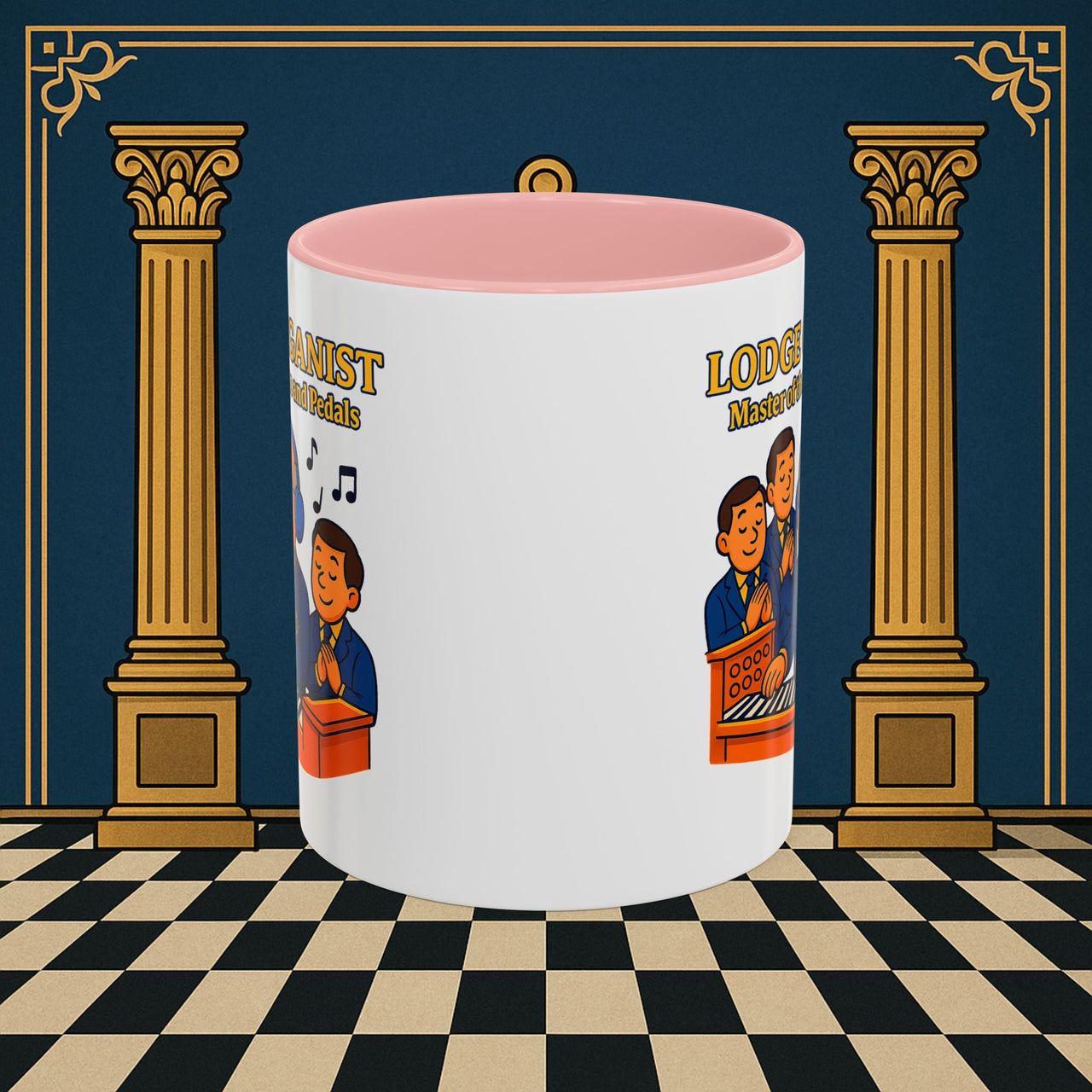 Masonic Mugs - Lodge Maestro - Organist Printify