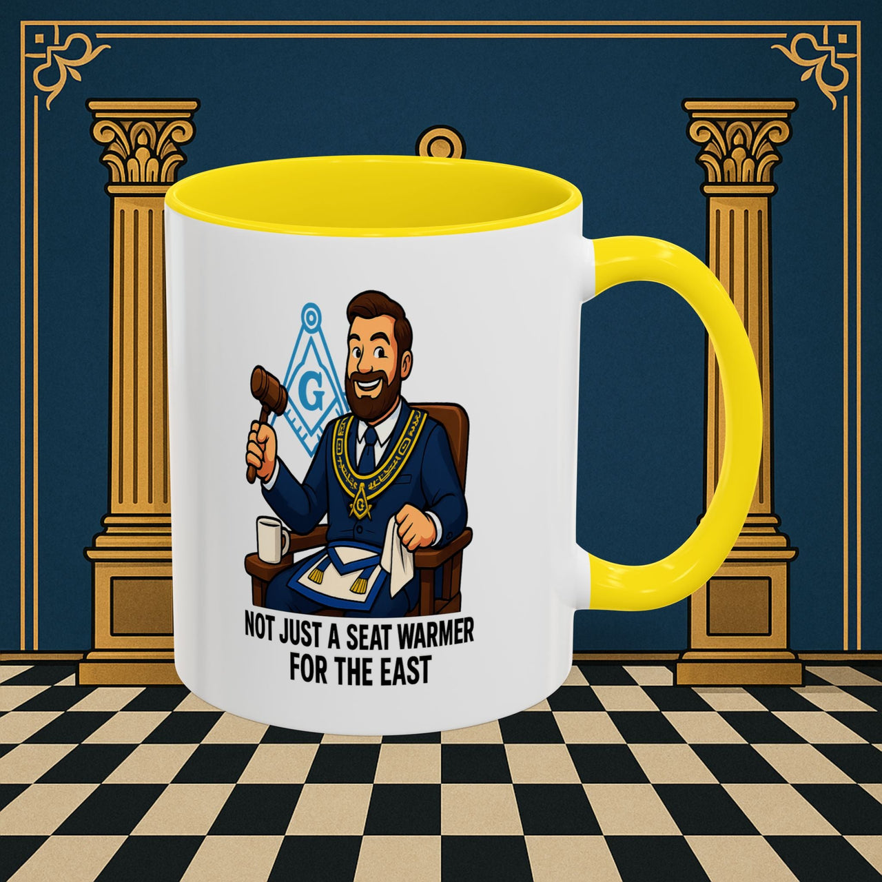 Masonic Mugs - Masonic Majesty - Senior Warden Printify