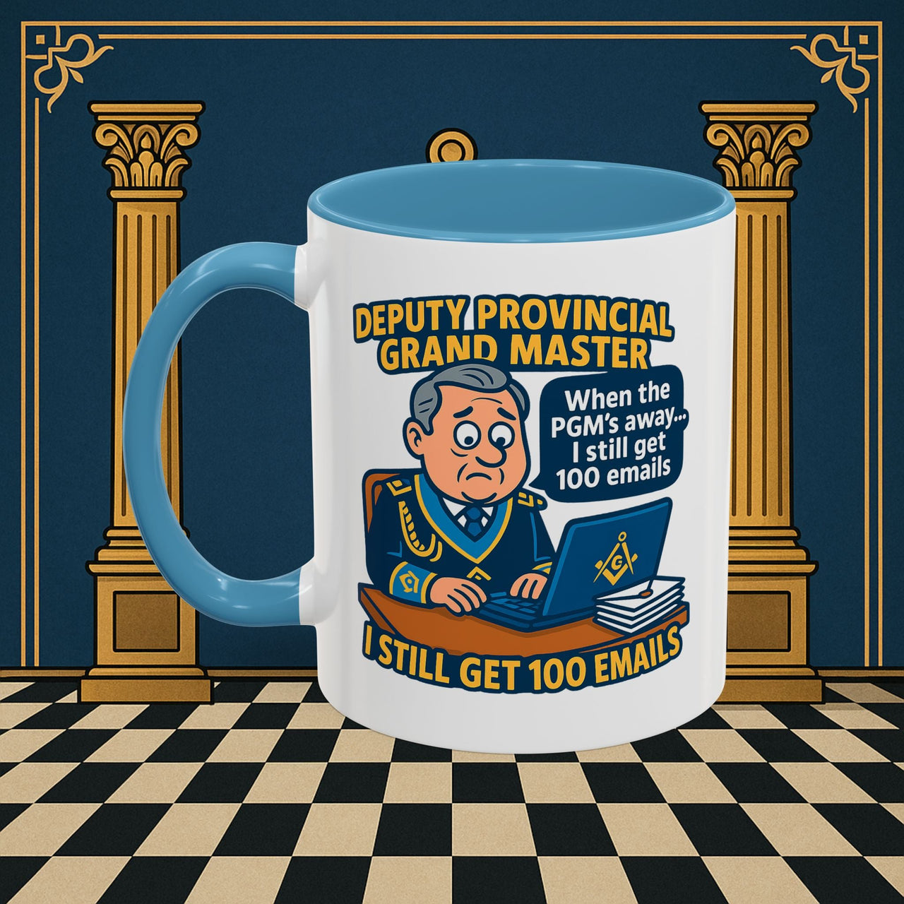 Masonic Mugs - Email Overload - Deputy Provincial Grand Master Printify