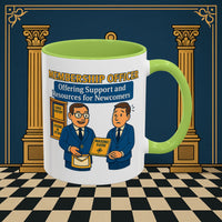 Masonic Mugs - Welcoming New Brothers - Membership Secretary Printify