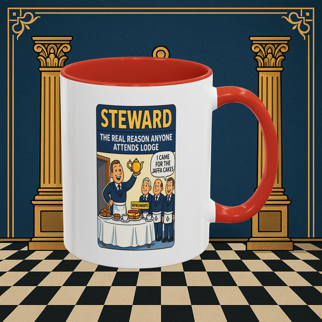 Masonic Mugs - Fraternal Feast - Steward Printify