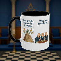 Masonic Mugs Ready to Go – Just for the Ceremony (Accent Coloured 11oz Mug) Printify