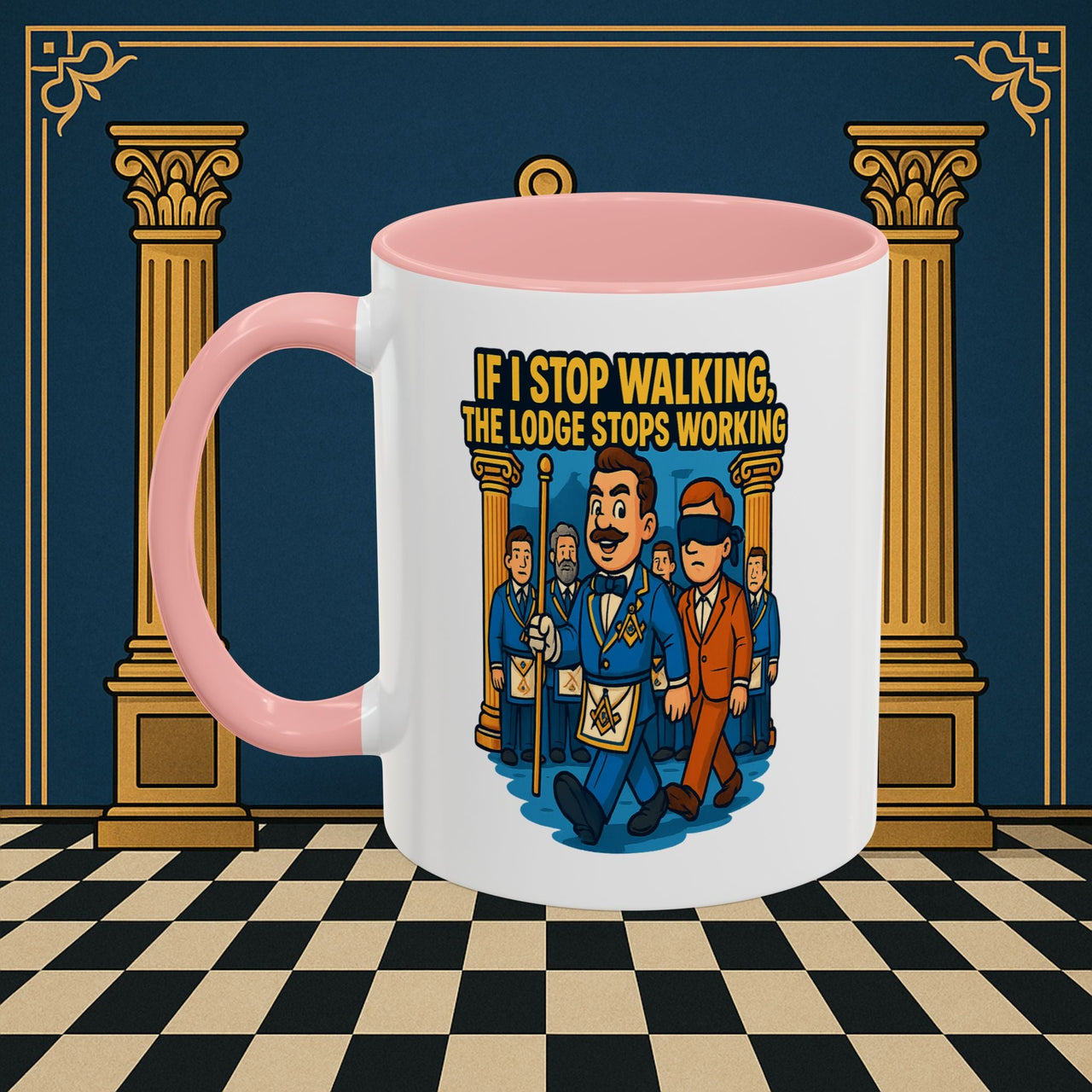 Masonic Mugs - Walking the Masonic Path - Senior Deacon Printify
