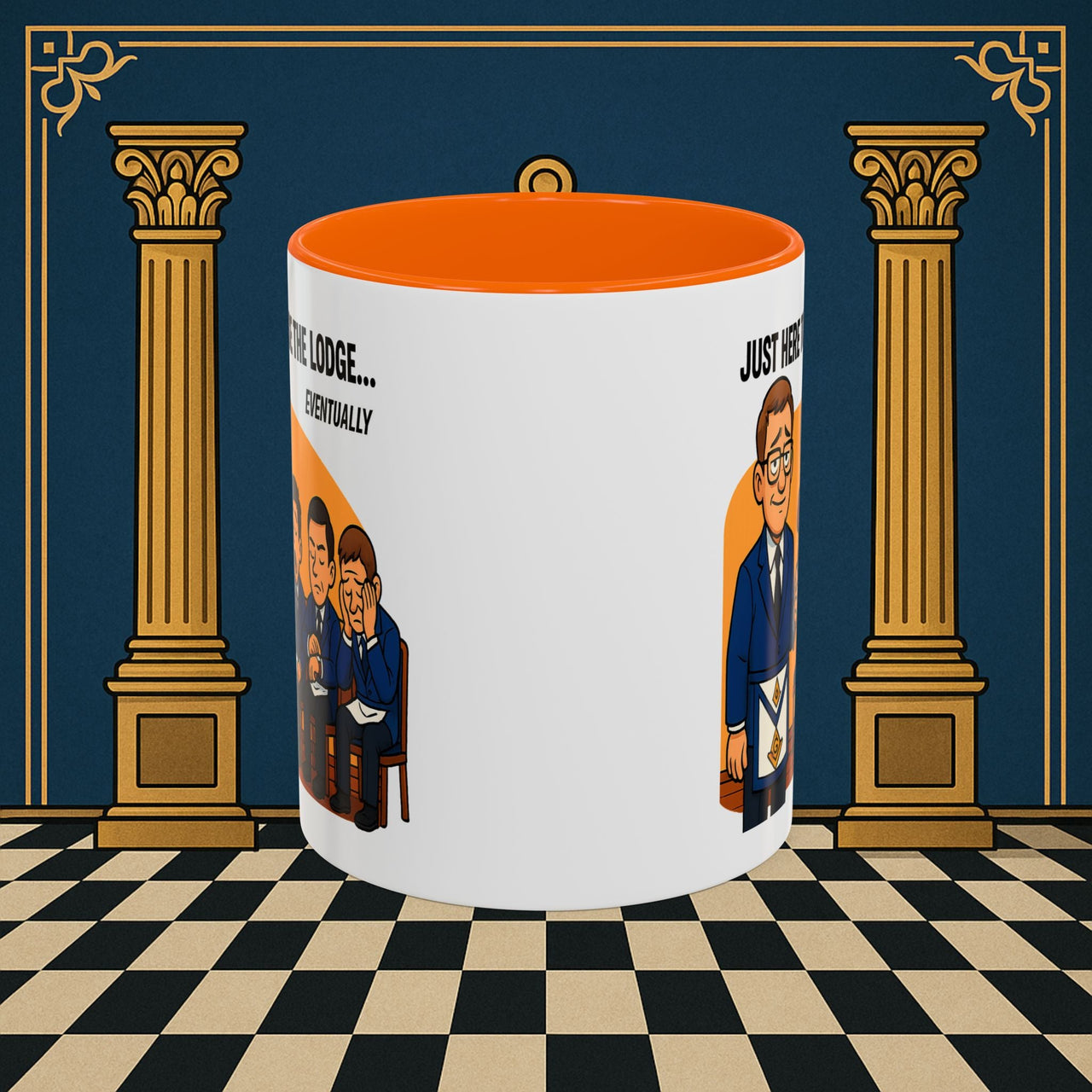 Masonic Mugs - Lodge of Endless Deliberation - Senior Warden Printify