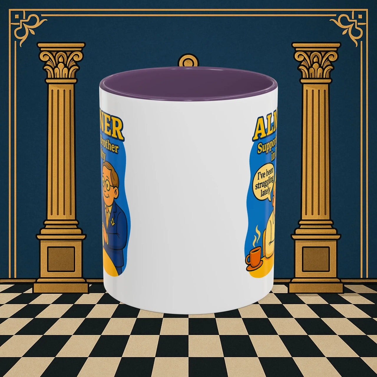 Masonic Mugs - Almoner's Assist - Almoner Printify