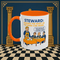 Masonic Mugs - Refreshment of Reason - Steward Printify