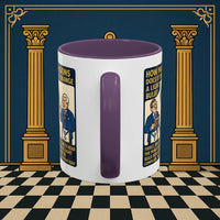 Masonic Mugs Ready to Go – How Many Masons? (Accent Coloured 11oz Mug) Printify