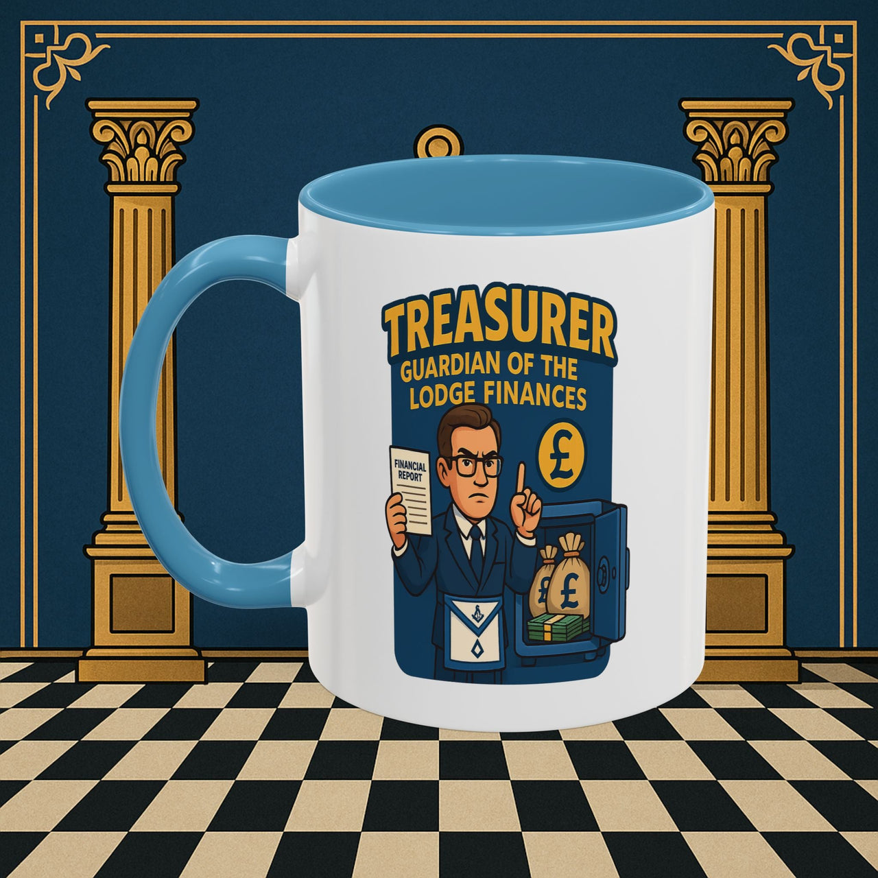 Masonic Mugs - Masonic Money Master - Treasurer Printify