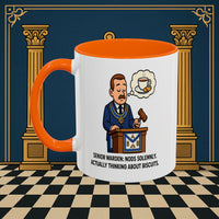 Masonic Mugs - Biscuits on the Brain - Senior Warden Printify