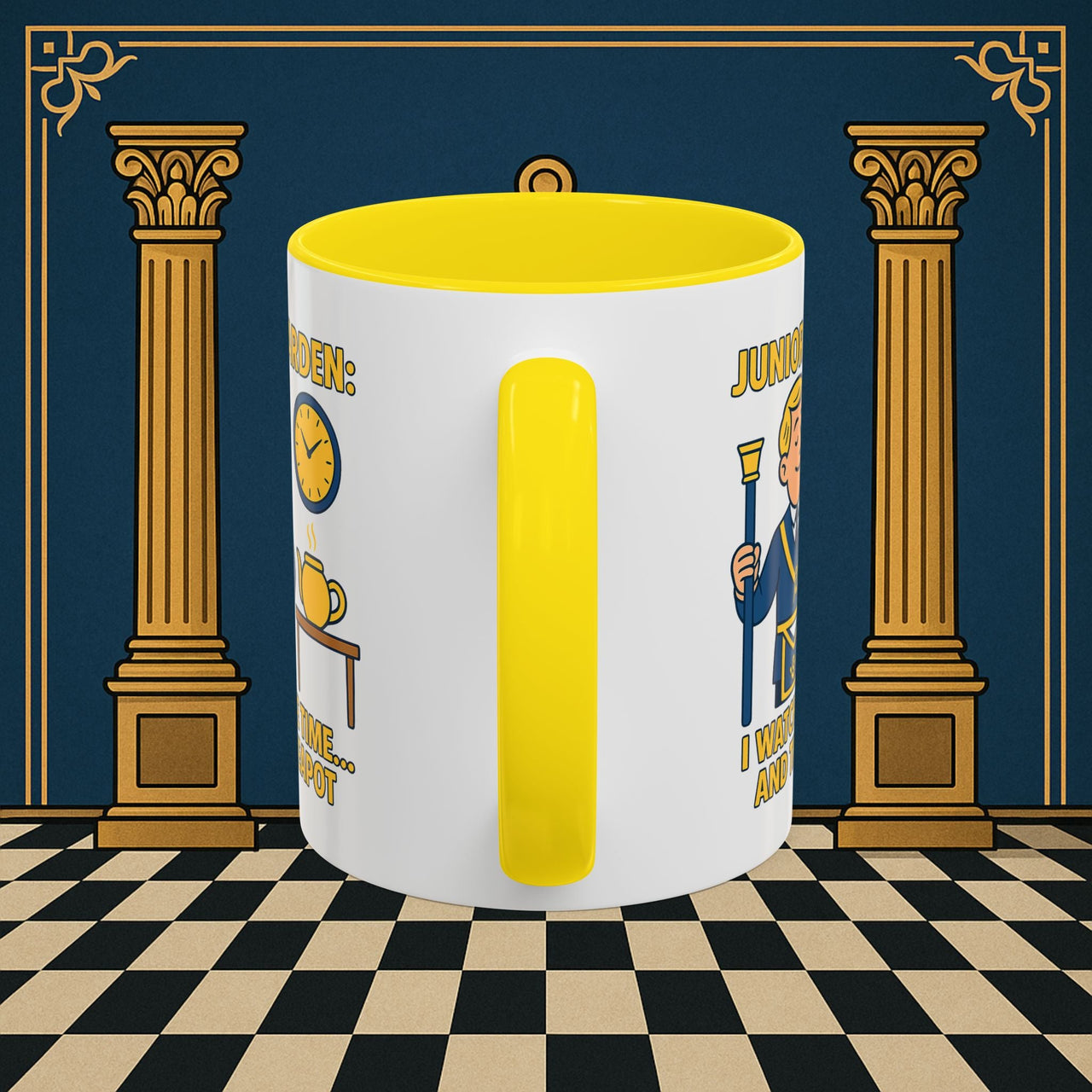 Masonic Mugs - Masonic Moments: Lodge Officer's Tea Time, Junior Warden Printify