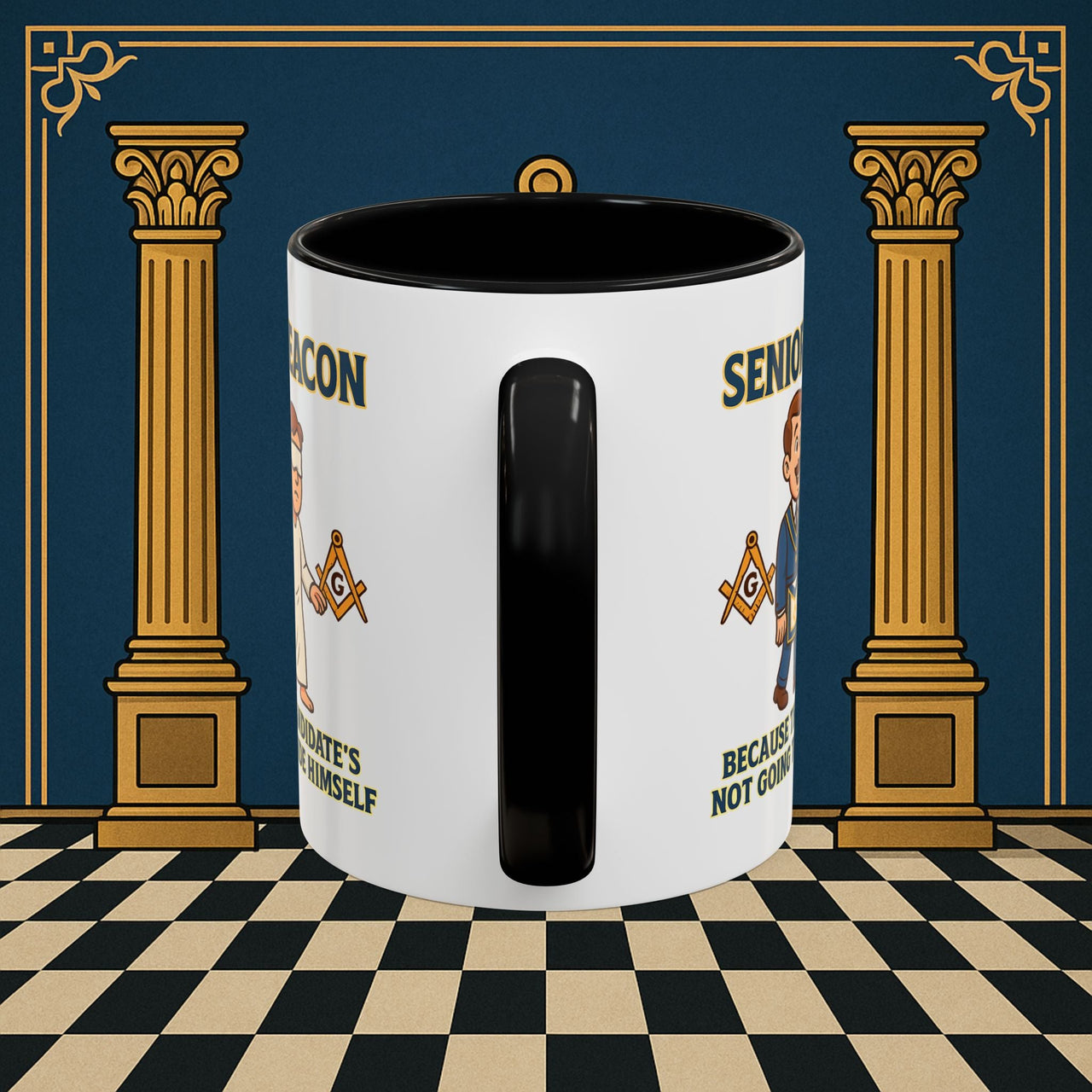 Masonic Mugs - Guiding Light - Senior Deacon Printify