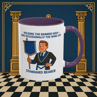 Masonic Mugs - Banner and Barrel - Provincial Standard Bearer Printify