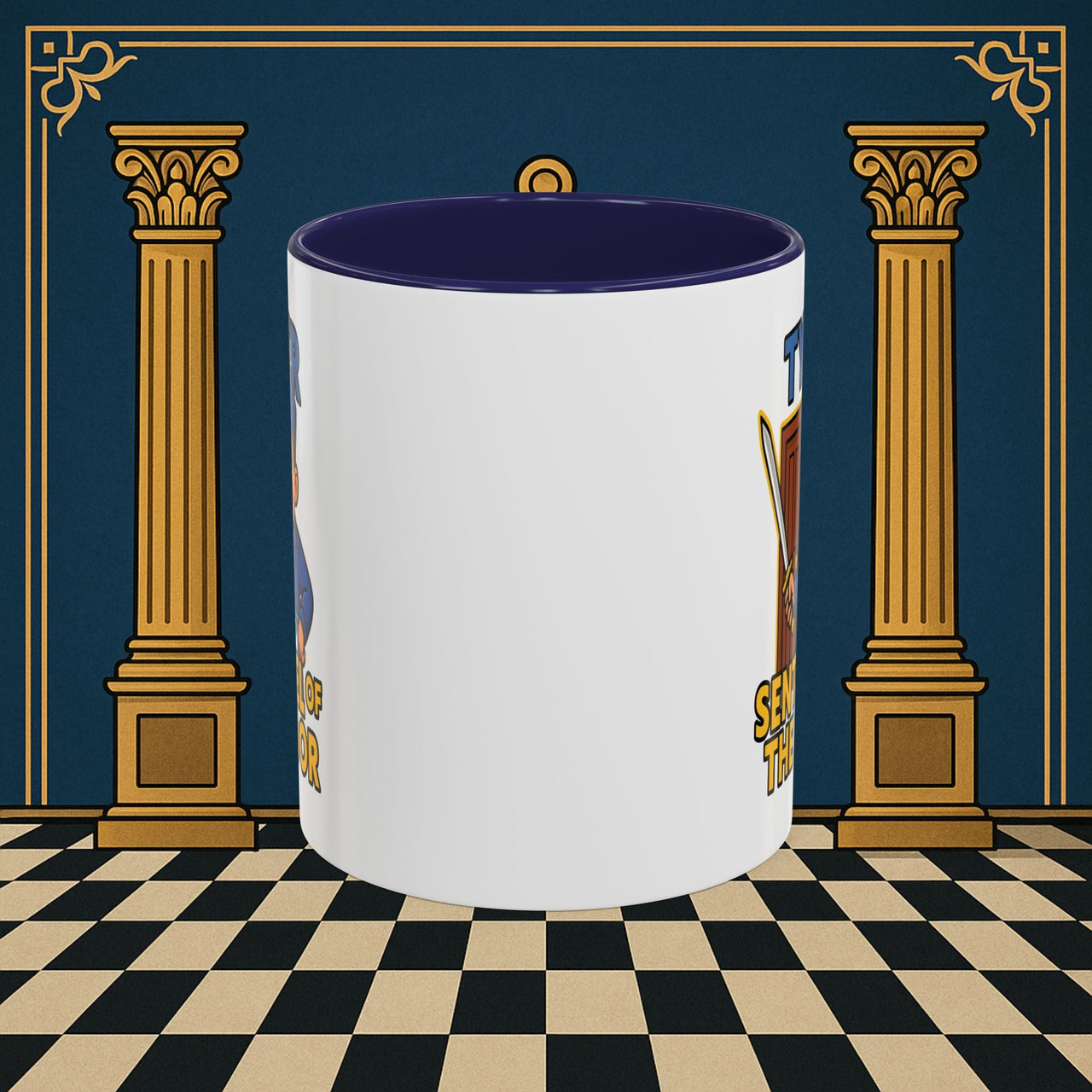 Masonic Mugs - Tyler's Watchful Guard - Tyler Printify