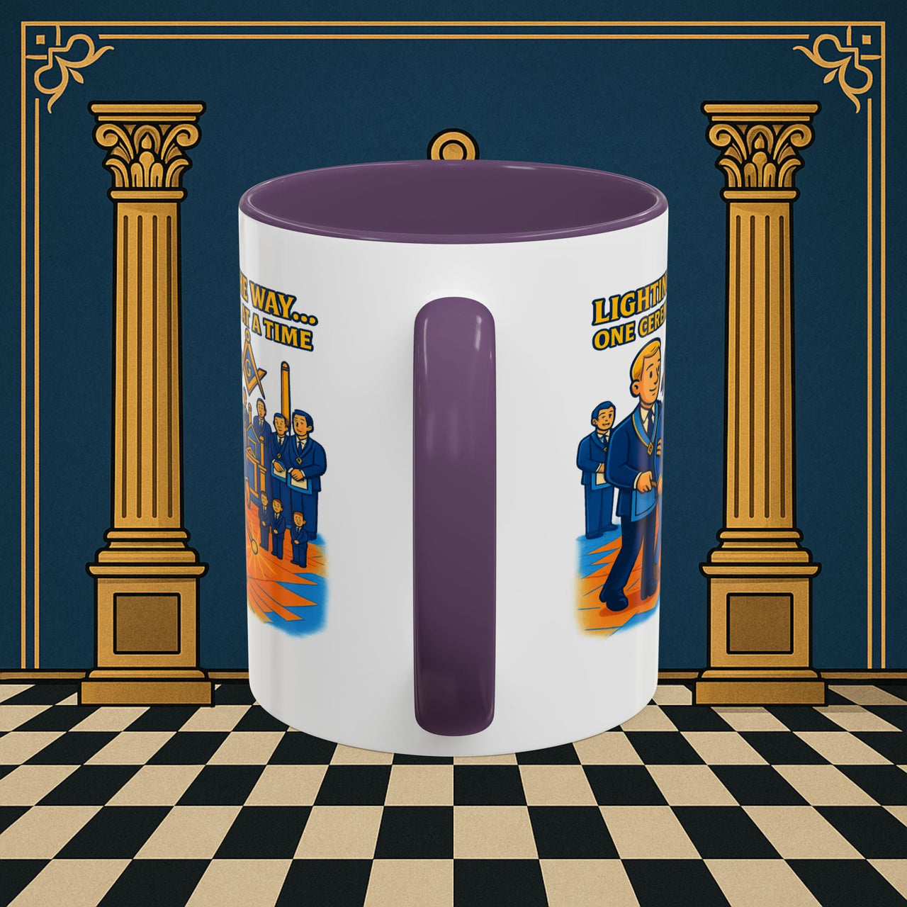 Masonic Mugs - Illuminated Brotherhood - Senior Deacon Printify