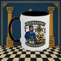 Masonic Mugs - Masonic Legacy - 25 years anniversary Printify