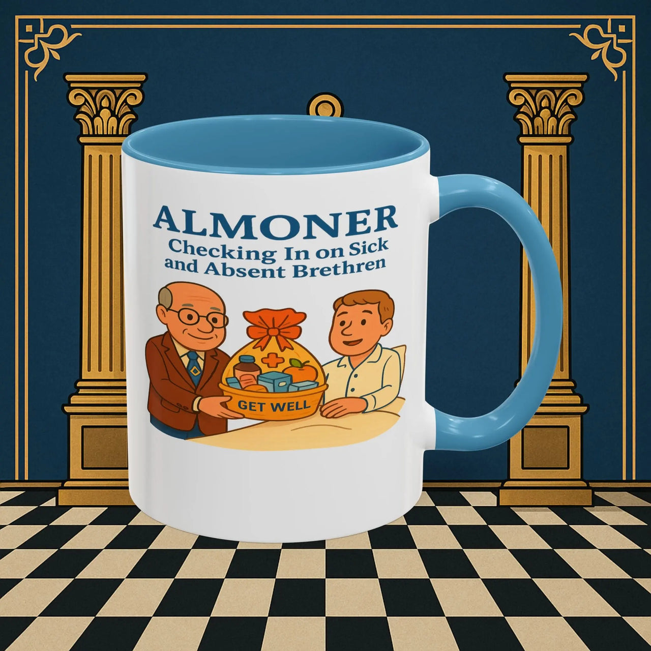 Masonic Mugs - Compassion Basket - Almoner Printify