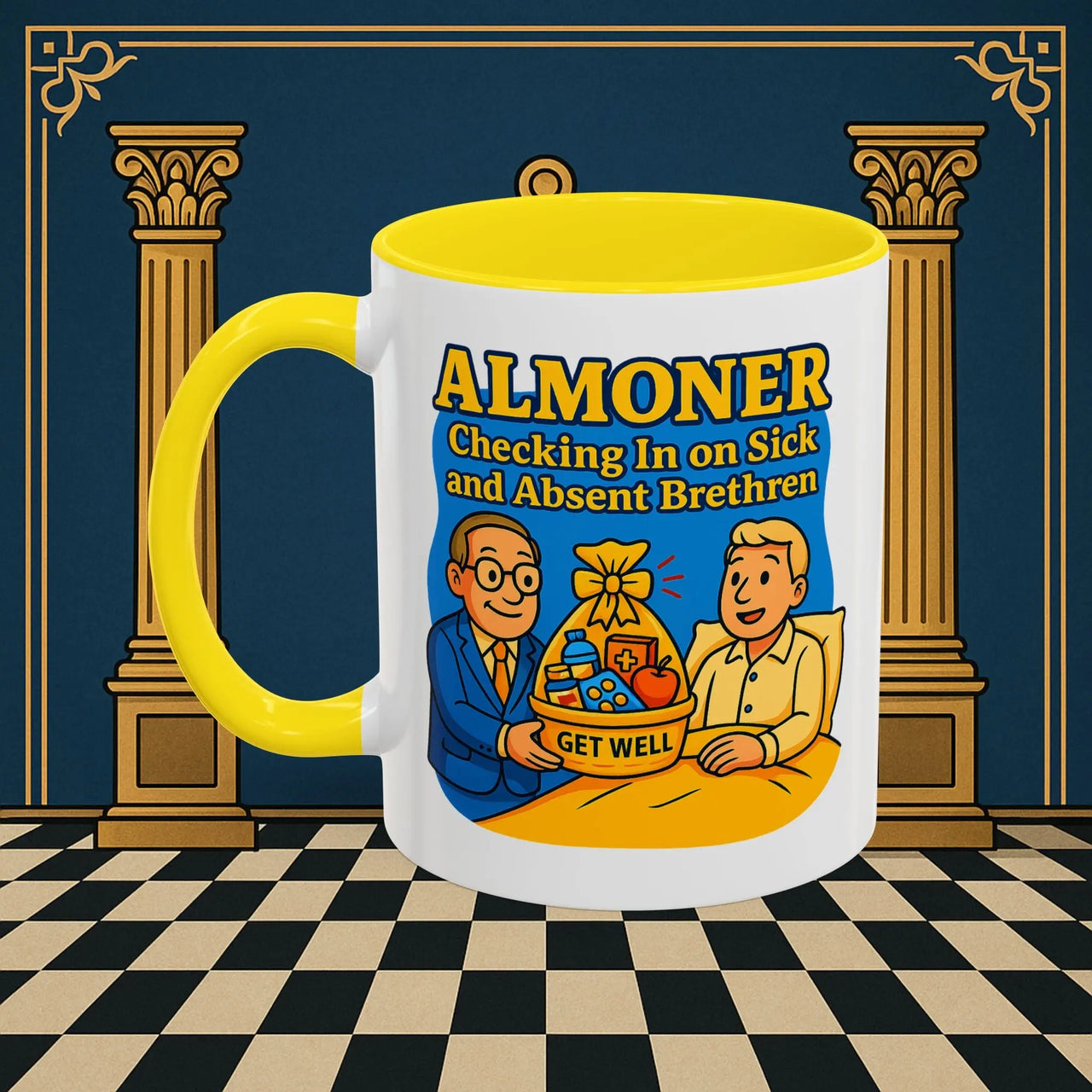 Masonic Mugs - Caring Compassion - Almoner Printify