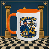 Masonic Mugs - Masonic Legacy - 25 years anniversary Printify