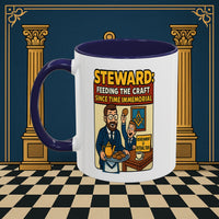 Masonic Mugs - Feeding Freemasonry's Fellowship - Steward Printify
