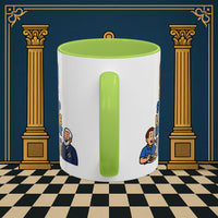 Masonic Mugs Ready to Go – Eat Sleep Lodge Repeat (Accent Coloured 11oz Mug) Printify