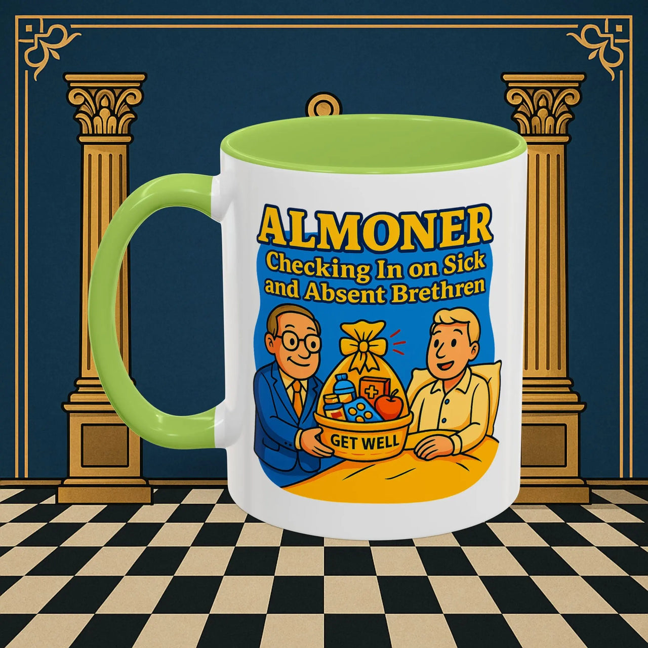 Masonic Mugs - Caring Compassion - Almoner Printify