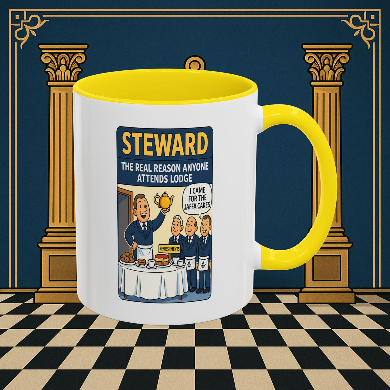 Masonic Mugs - Fraternal Feast - Steward Printify