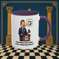 Masonic Mugs - Biscuits on the Brain - Senior Warden Printify