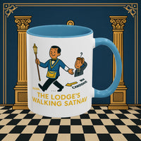 Masonic Mugs - The Lodge's Walking Satnav - Senior Deacon Printify