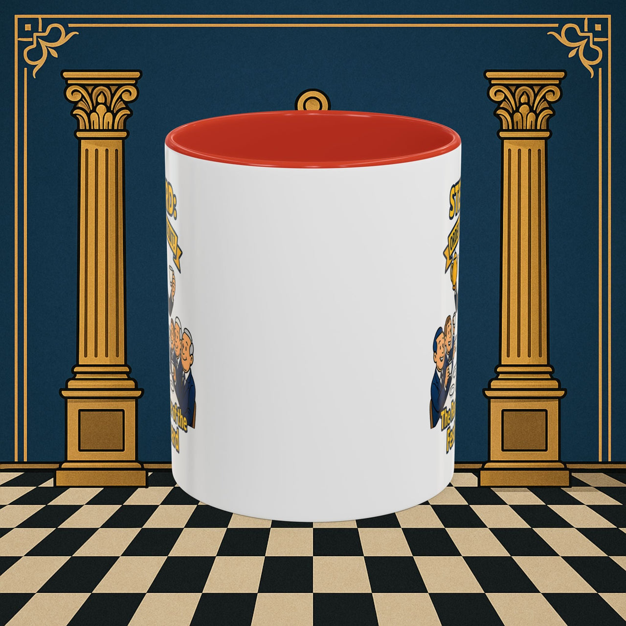 Masonic Mugs - Masonic Tea Party - Steward Printify