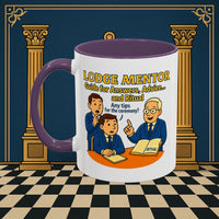 Masonic Mugs - Lodge Mentor: Fraternal Ritual Guidance, Lodge Mentor Printify