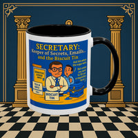 Masonic Mugs - Bureaucratic Biscuit Bouncer - Secretary Printify