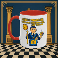 Masonic Mugs - Masonic Vigilance: Junior Warden's Timekeeping Duty,  Junior Warden Printify