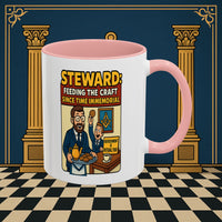 Masonic Mugs - Feeding Freemasonry's Fellowship - Steward Printify