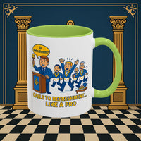 Masonic Mugs - Masonic Refreshment Revelry: Fraternal Lodge Humor, Junior Warden Printify