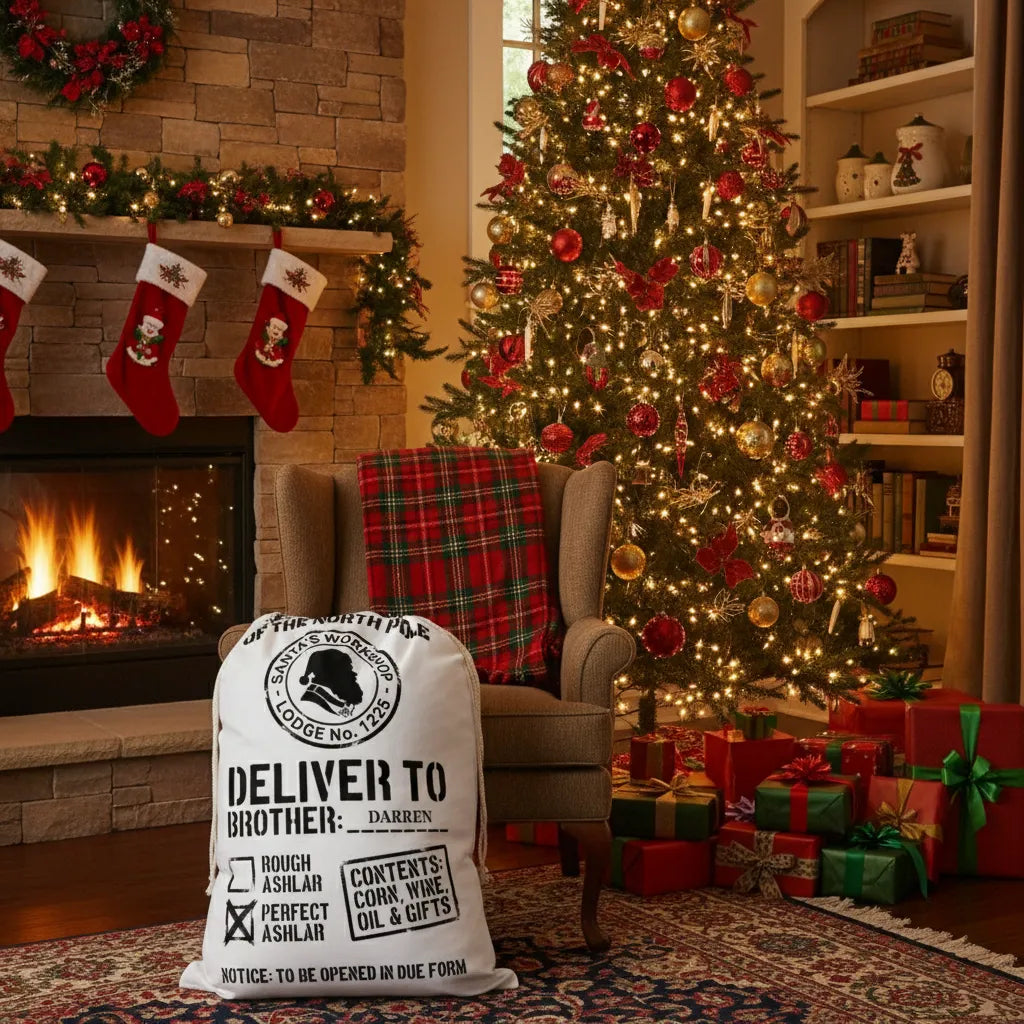 Grand Lodge of the North Pole - Xmas Sack Masonic Mugs