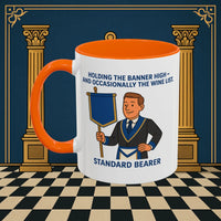 Masonic Mugs - Banner and Barrel - Provincial Standard Bearer Printify