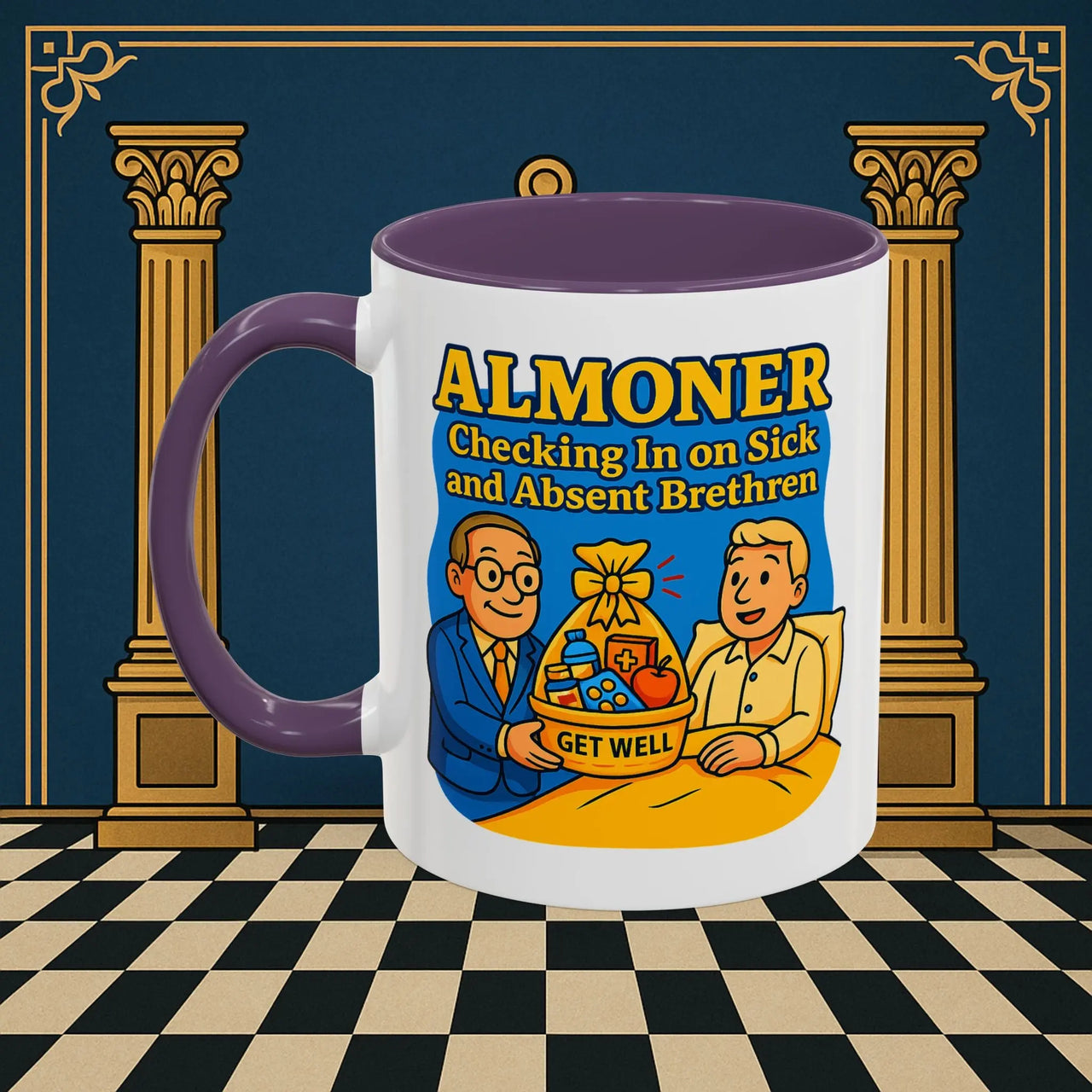 Masonic Mugs - Caring Compassion - Almoner Printify