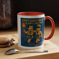 Masonic Mugs Ready to Go – Every Lodge Needs a Guy Like This (Accent Coloured 11oz Mug) Printify