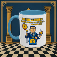 Masonic Mugs - Masonic Vigilance: Junior Warden's Timekeeping Duty,  Junior Warden Printify